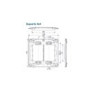 Suporte Plastico 4x4 Compose WEG
