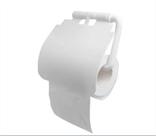 Suporte Plástico Para Papel Higiênico Com Gancho De Sucção