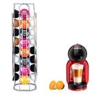 Suporte Porta 32 Capsulas Torre Dolce Gusto Cromado Premium