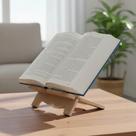 Suporte porta bíblia livro madeira mdf cru 10mm espirito santo