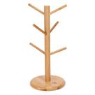 Suporte Porta Canecas De Madeira Escorredor Copo Bambu Xicaras Taças Descanso Organizador Cozinha