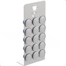Suporte Porta Cápsulas de Café Inox Escovado 15 Cápsulas