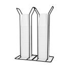 SUPORTE PORTA COPOS DESCARTÁVEIS DUPLO 200ml - PRETO SUPORTE PORTA COPOS DESCARTÁVEIS DUPLO 200ml - PRETO