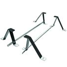 Suporte Porta Escada para Rack Prime Aluminio 2 escada Prata