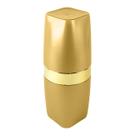 Suporte Porta Escova Dente Pasta Creme Dental Com Tampa Banheiro Dourado - 2701DD Future
