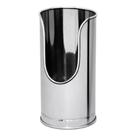 Suporte porta extintor batom 200x495mm aco inox 430 polido