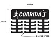 Suporte Porta Medalhas Corrida Masculino Preto