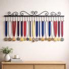 Suporte Porta Medalhas Ferro Decoração Parede Cor Gancho Reto