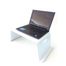 Suporte Porta Notebook/PC - Café Cama/Sofá - Alumínio Branco Suporte Porta Notebook/PC - Café Cama/Sofá - Alumínio Branco