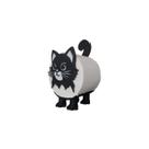 Suporte Porta Papel Higiênico 3d Enfeite Banheiro Gato Pet