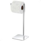 Suporte Porta Papel Higienico Inox De Chão Papeleira Nice