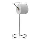 Suporte Porta Papel Higiênico Meia Lua de Chão - Preto Suporte Porta Papel Higiênico Meia Lua de Chão - Preto