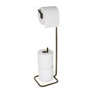 Suporte Porta Papel Higiênico Para 3 Rolos Banheiro Cor Café - 2020CF Future