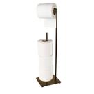 Suporte Porta Papel Higiênico Para 4 Rolos Banheiro Cor Café - 2373CF Future