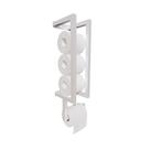 Suporte Porta Papel Higiênico Parede Banheiro Lavabo Suite Papeleira Industrial Branco Suporte Porta Papel Higiênico Parede Banheiro Lavabo Suite Papeleira Industrial Branco