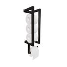 Suporte Porta Papel Higiênico Parede Banheiro Lavabo Suite Papeleira Industrial Preto Suporte Porta Papel Higiênico Parede Banheiro Lavabo Suite Papeleira Industrial Preto