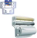 Suporte porta papel toalha aluminio filme de pvc de parede de plastico - DR UTIL