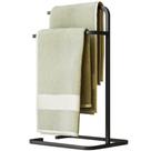 Suporte Porta Papel Toalha Eva Para Pia Bancada Lavabo Duplo Aço D01 Preto Fosco - Inoviza Suporte Porta Papel Toalha Eva Para Pia Bancada Lavabo Duplo Aço D01 Preto Fosco - Inoviza