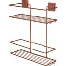 Suporte Porta Shampoo Duplo 2 Andares Organizador Banheiro
