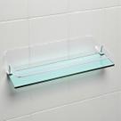 Suporte porta shampoo prateleira de vidro Suporte porta shampoo prateleira de vidro