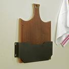 Suporte Porta Tábuas de Parede - Aço - Preto Fosco