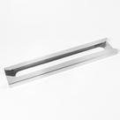 Suporte Porta Taças Teto Prateleira Vidro 40Cm Inox-Base 8Cm Suporte Porta Taças Teto Prateleira Vidro 40Cm Inox-Base 8Cm