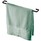 Suporte Porta Toalha Banho 60cm Parede Aço Preto Fosco Banheiro - 2308PT Future Suporte Porta Toalha Banho 60cm Parede Aço Preto Fosco Banheiro - 2308PT Future