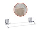 Suporte Porta Toalha Banho Duplo Para Parede Com Ventosa Aço Suporte Porta Toalha Banho Duplo Para Parede Com Ventosa Aço