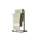Suporte Porta Toalha de Rosto Duplo para Bancada de Banheiro Lavabo - ÉdeCasaMóveis