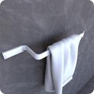 Suporte Porta Toalha De Rosto Parede Branco Empire Suporte Porta Toalha De Rosto Parede Branco Empire