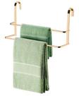 Suporte Porta Toalha Duplo Toalheiro Prático Box Banheiro Cobre Rose Gold - 1612rg Future