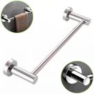 Suporte Porta Toalha Rosto Toalheiro De Aço Inox Banheiro 30cm Moderno Estiloso Não Enferruja