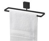 Suporte Porta Toalha Toalheiro 25cm Parede Banheiro Preto Fosco - 8553PT Future