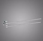 Suporte Porta Toalhas Articulado 45cm Quadrado Cromado Retro