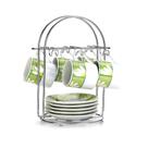 Suporte Porta Xícaras E Pires De Metal - Cozinha Escritório