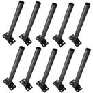 Suporte Poste Luminaria Solar Kit 10 Uni Aço Pintura Eletrostatica Iluminaçao Casa Rua Segurança Publica Avenida Praça Quintal Varanda Jardim Suporte Poste Luminaria Solar Kit 10 Uni Aço Pintura Eletrostatica Iluminaçao Casa Rua Segurança Publica Avenida Praça Quintal Varanda Jardim