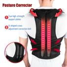 Suporte Postural Ajustável Para Coluna E Cervical Com Duas Placas De Alta Força Cinta Abdominal X