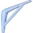 Suporte Prateleira Fercar Com Reforco Branca 06 X 08 31 - Kit C/24