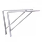 Suporte Prateleira Mao Francesa Overtime Reforcado 50Cm Branco - Kit C/12 Pecas Suporte Prateleira Mao Francesa Overtime Reforcado 50Cm Branco - Kit C/12 Pecas