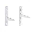 Suporte Prateleira Multivisao Aco Duplo Branco 17Cm Trilho Sd-17 Suporte Prateleira Multivisao Aco Duplo Branco 17Cm Trilho Sd-17