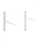Suporte Prateleira Multivisao Aco Simples Branco 20Cm Trilho Ss-20