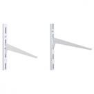 Suporte Prateleira Multivisao Aco Simples Branco 30Cm Trilho Ss-30