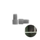 Suporte Prateleira Pino Encaixe 6 X 8 Mm Cinza Pacote Com 100 Peças