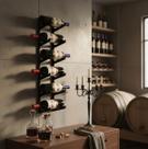 Suporte Prateleira Porta Garrafas De Vinho Adega Parede