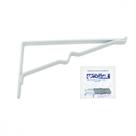 Suporte Prateleira Roloflex Vidro Branco 15Cm Peca 3255 Suporte Prateleira Roloflex Vidro Branco 15Cm Peca 3255