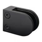 Suporte Presilha Reta Para Corrimão Alvenaria/vidro preta Suporte Presilha Reta Para Corrimão Alvenaria/vidro preta