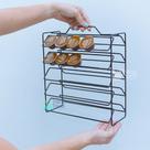 Suporte Preto Dolce Gusto Porta 50 Cápsulas de Café Expresso