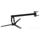 Suporte projetor datashow parede braço 40 cm preto