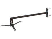 Suporte projetor datashow parede braço 60 cm preto
