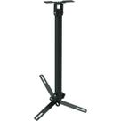Suporte projetor datashow teto braço 50 cm preto